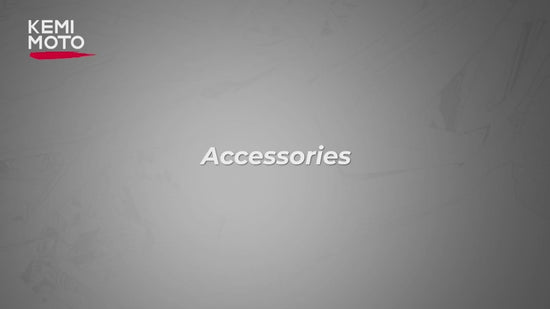 Kemimoto Soft Upper Door with Metal Frame Black
