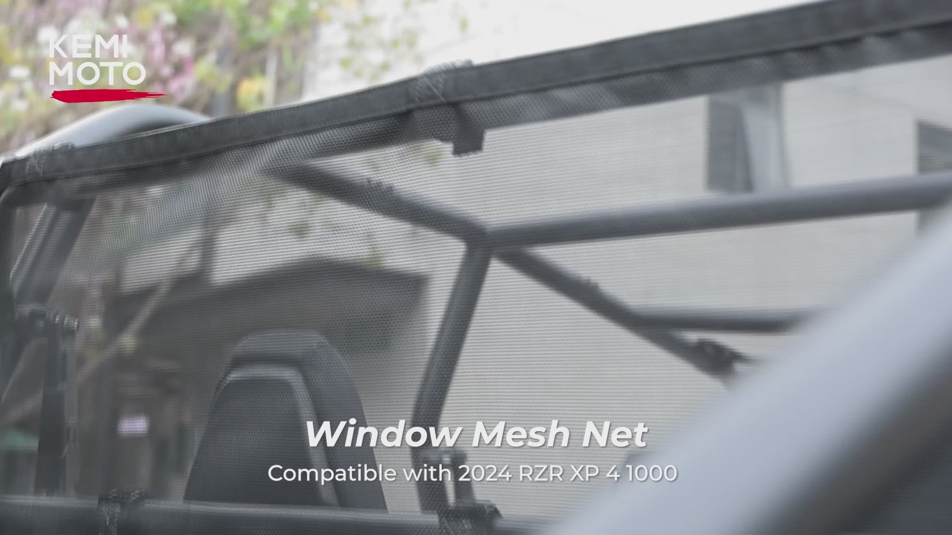 Kemimoto Rear Window Net for Polaris RZR XP 4 2024-2025