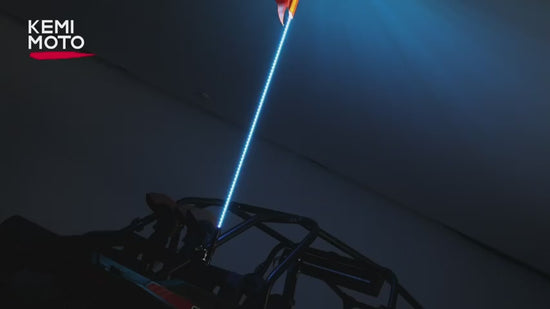 Kemimoto LED Whip Light 5FT RGB for ATV UTV RZR