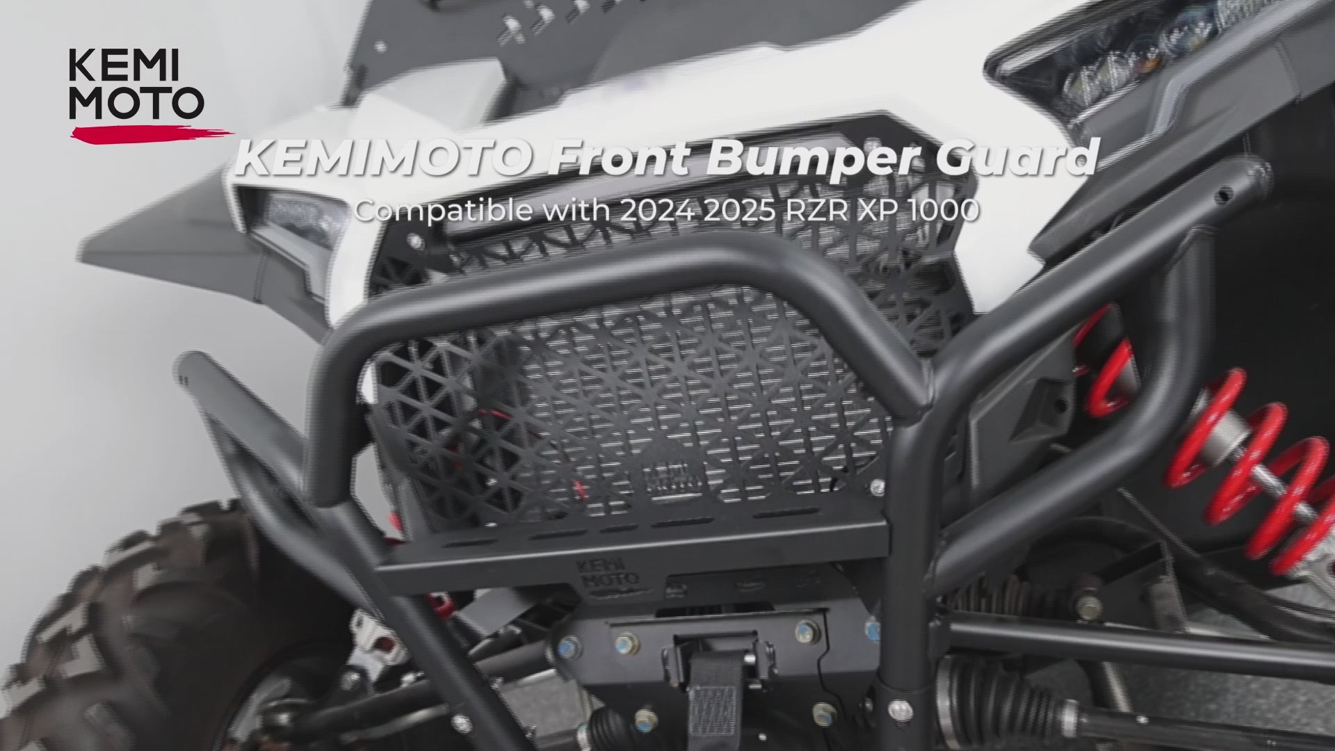 Kemimoto Steel Front Bumper for Polaris RZR XP 1000 2024