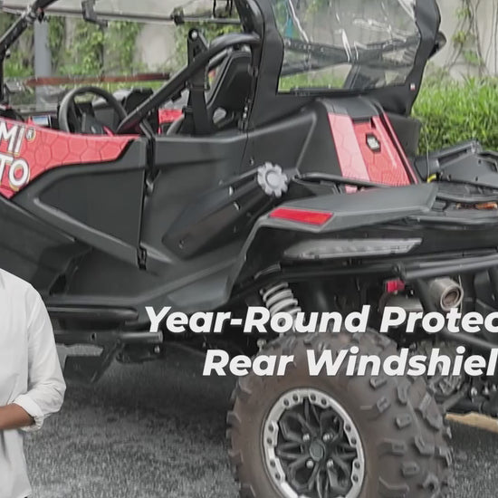 Kemimoto Soft Rear Windshield for CFMOTO ZForce 950