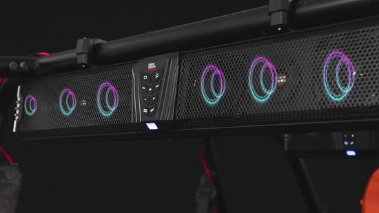 Kemimoto Midnight 80 32-Inch 6-Speaker RGB UTV Sound Bar