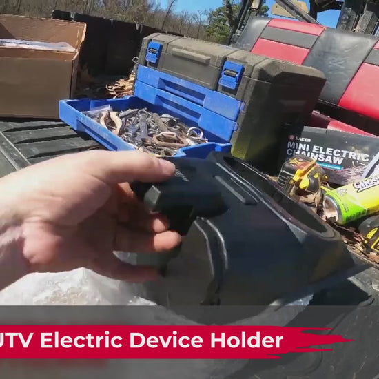 Kemimoto Cargo Storage Box and Tablet Holder for Polaris Ranger