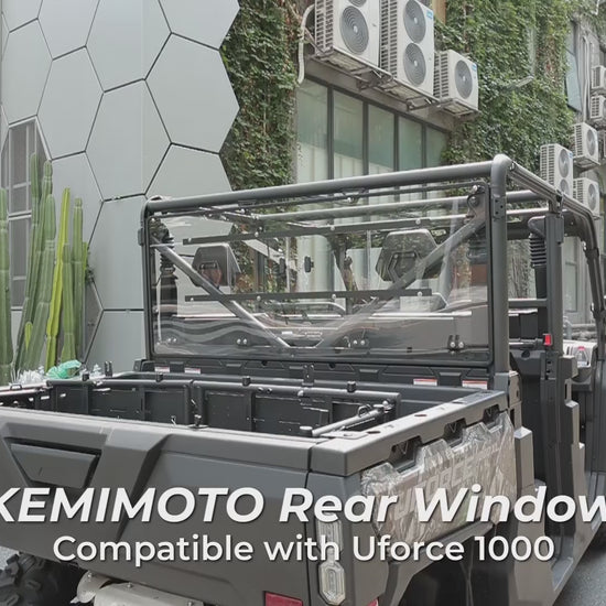 Rear Sliding Vented Windshield for CFMOTO UForce 1000 / 1000XL