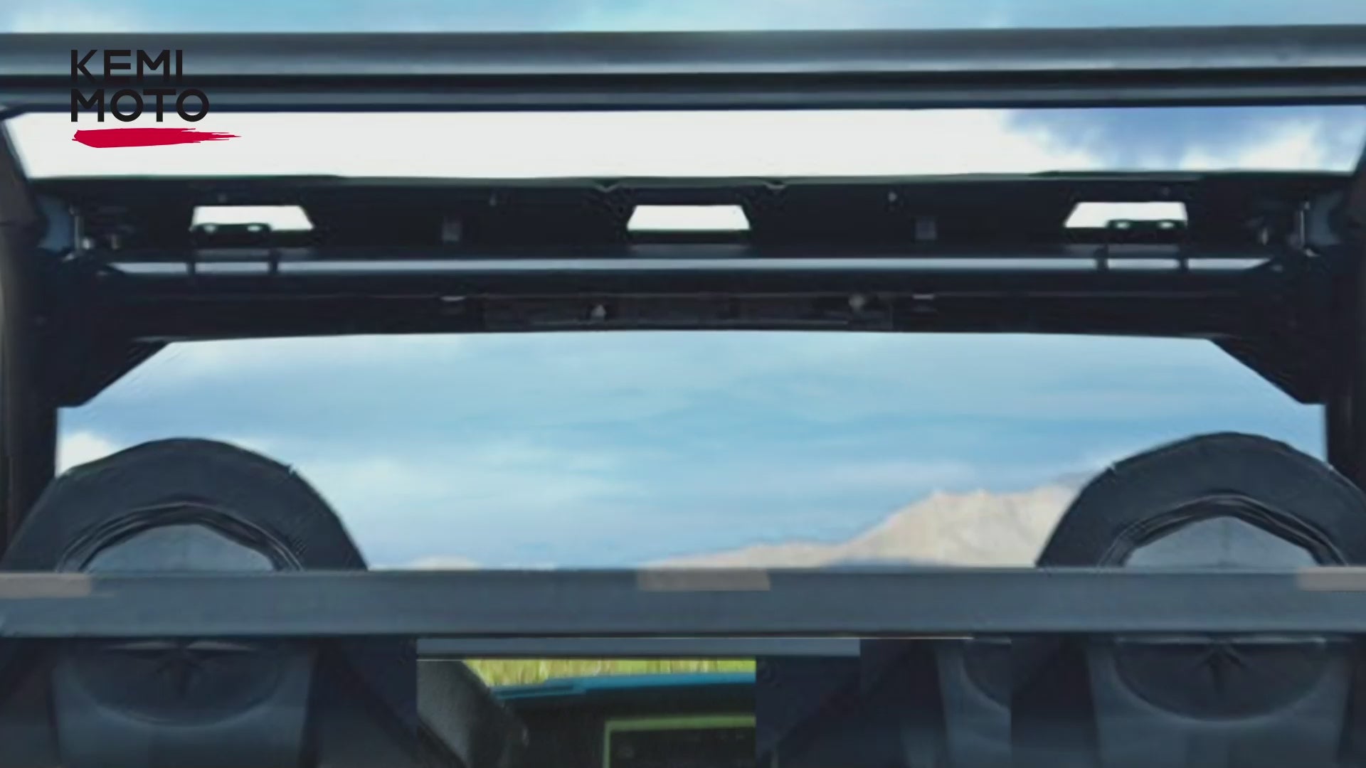 Rear Windshield Clear for Polaris General 1000 / 4 2016-2026