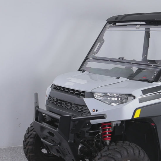 Kemimoto 3-IN-1 Flip Windshield for Polaris Ranger XP 1000 2015-2026
