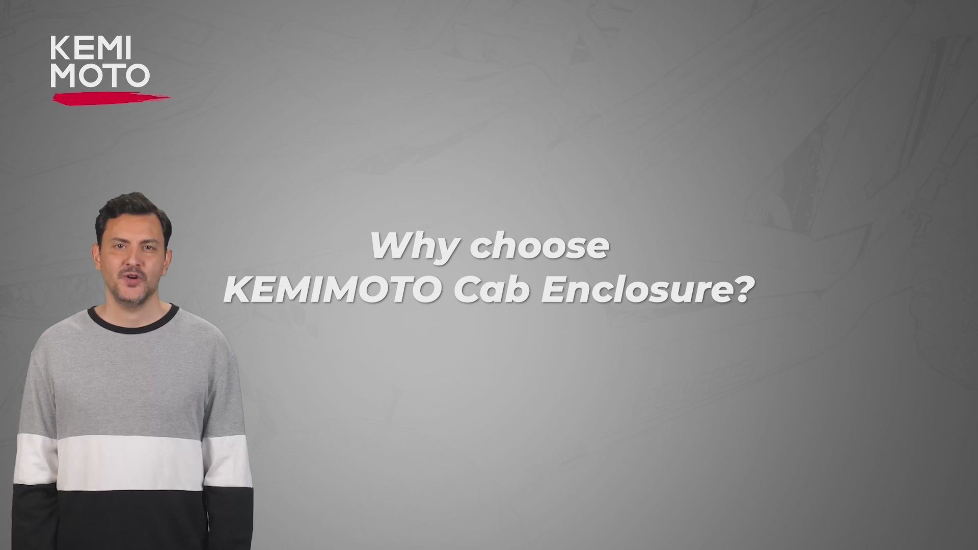 Kemimoto UTV Cab Enclosure for Polaris Ranger XP 1000 Crew