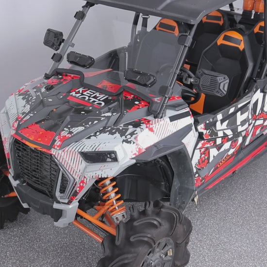 Kemimoto Polaris RZR XP 1000 Front Windshield Vented