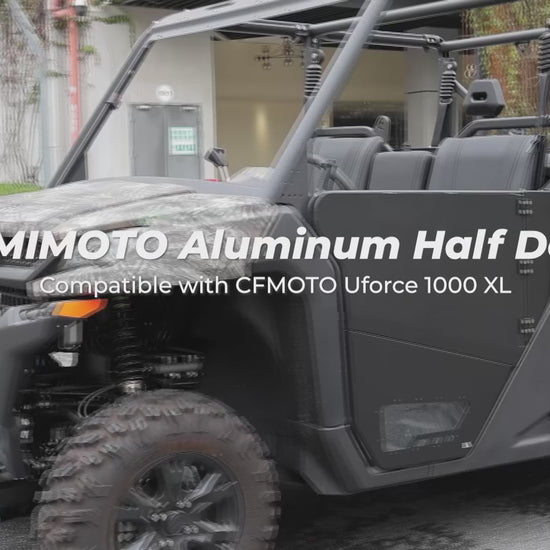 Kemimoto Aluminum Half Doors 4pcs for CFMOTO Uforce 1000XL 2022‑2026