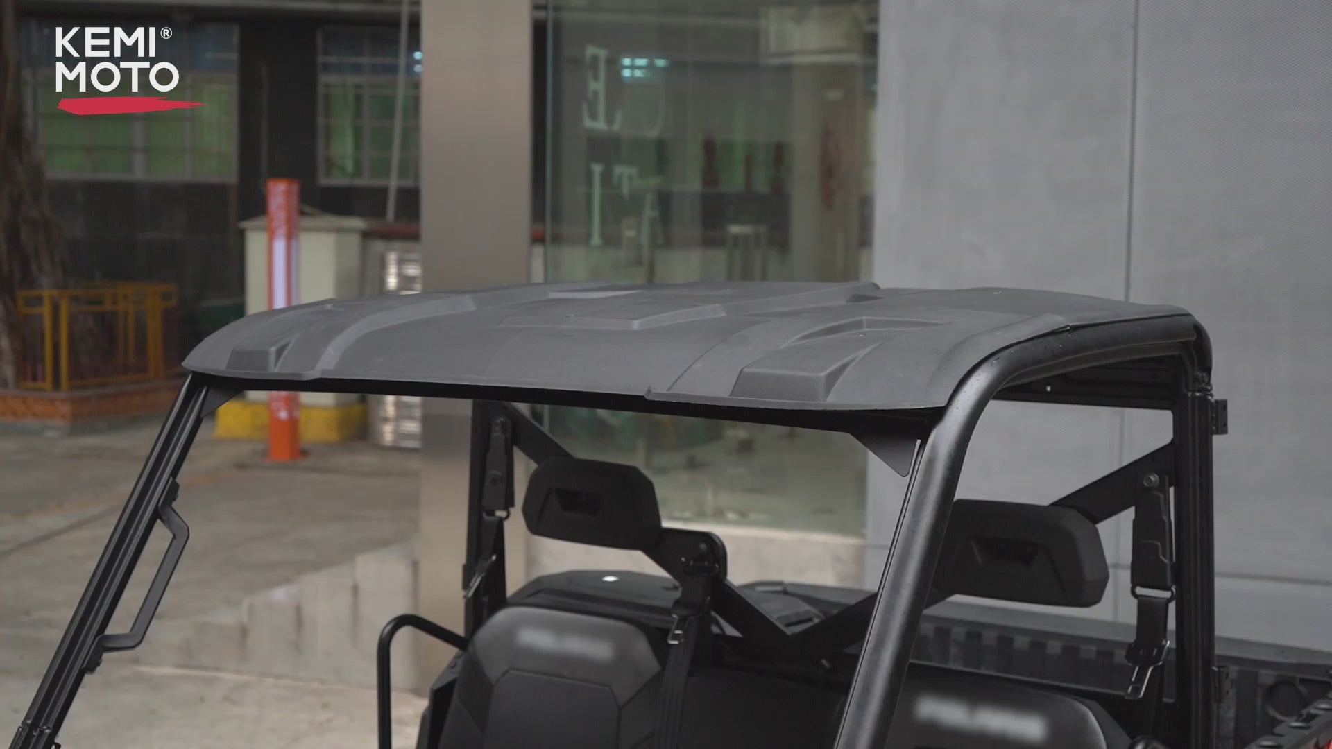 Kemimoto Plastic Hard Roof 3-Seat for Polaris Ranger XP 1000