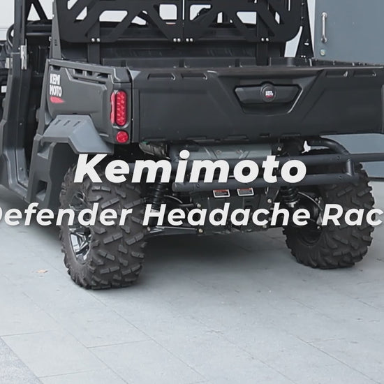 Kemimoto Headache Rack Assembly for Can‑Am Defender HD5–HD10