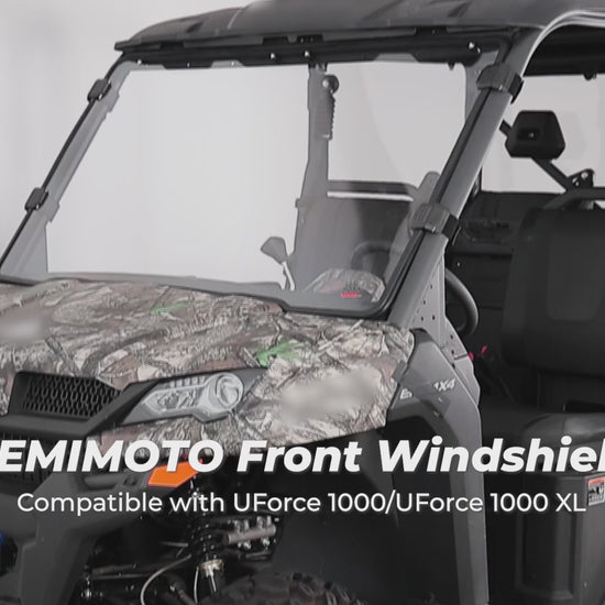 Clear Front Full Windshield for CFMOTO UFORCE 1000/1000XL