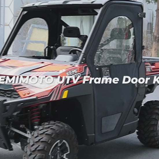 Kemimoto Doors with Steel Frame for Polaris Ranger 1000/XP 1000
