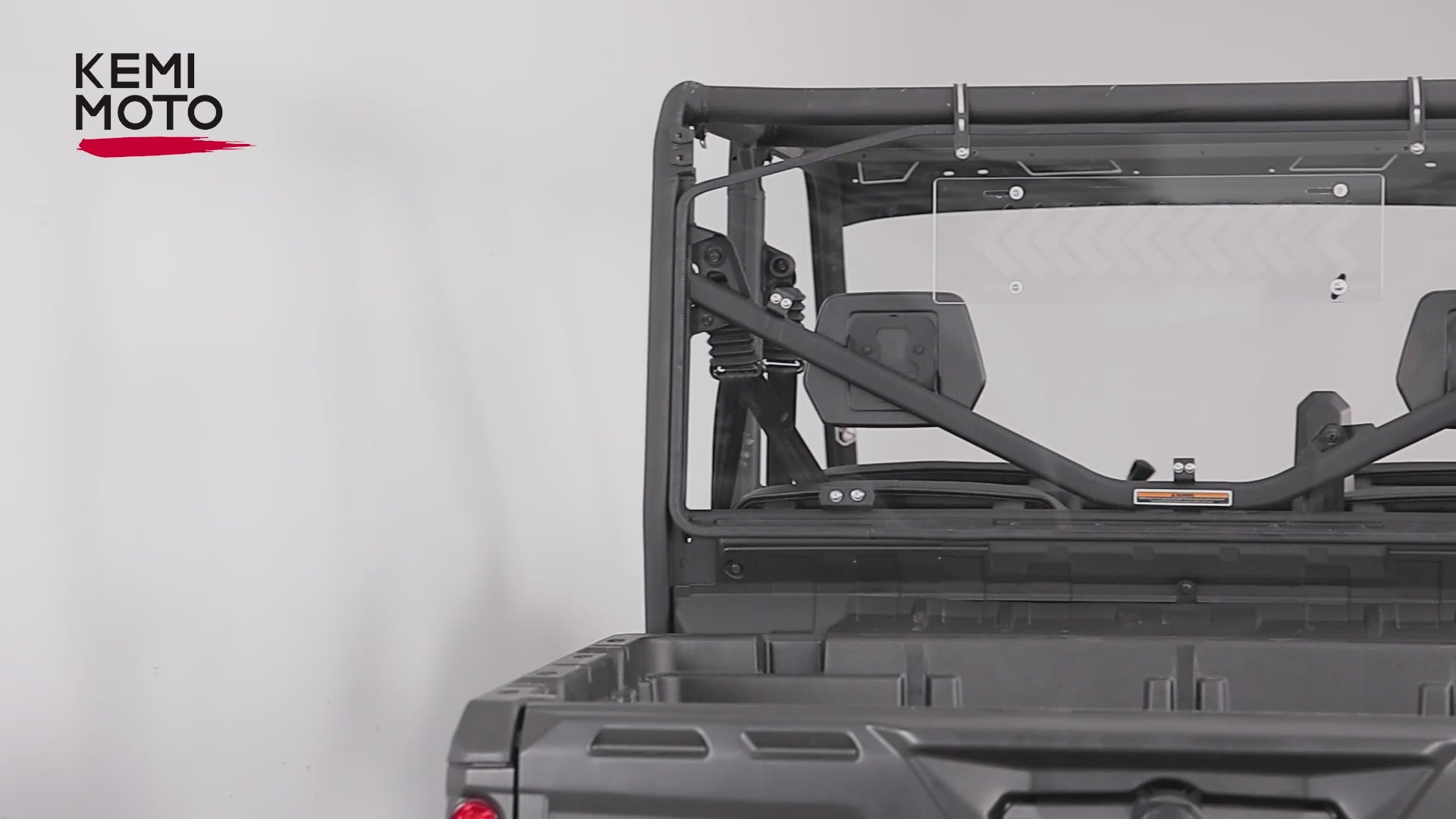 Kemimoto Vented Sliding Rear Windshield for Can‑Am Defender HD10‑HD7