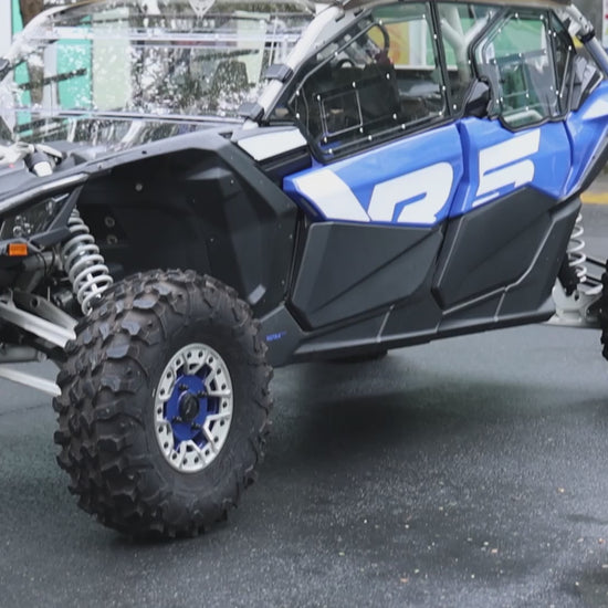 Kemimoto Ventilated Upper Doors for Can‑Am Maverick X3 MAX Black