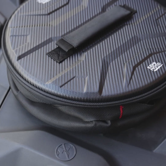 Kemimoto UTV Spare Tire Storage Bag Waterproof Black