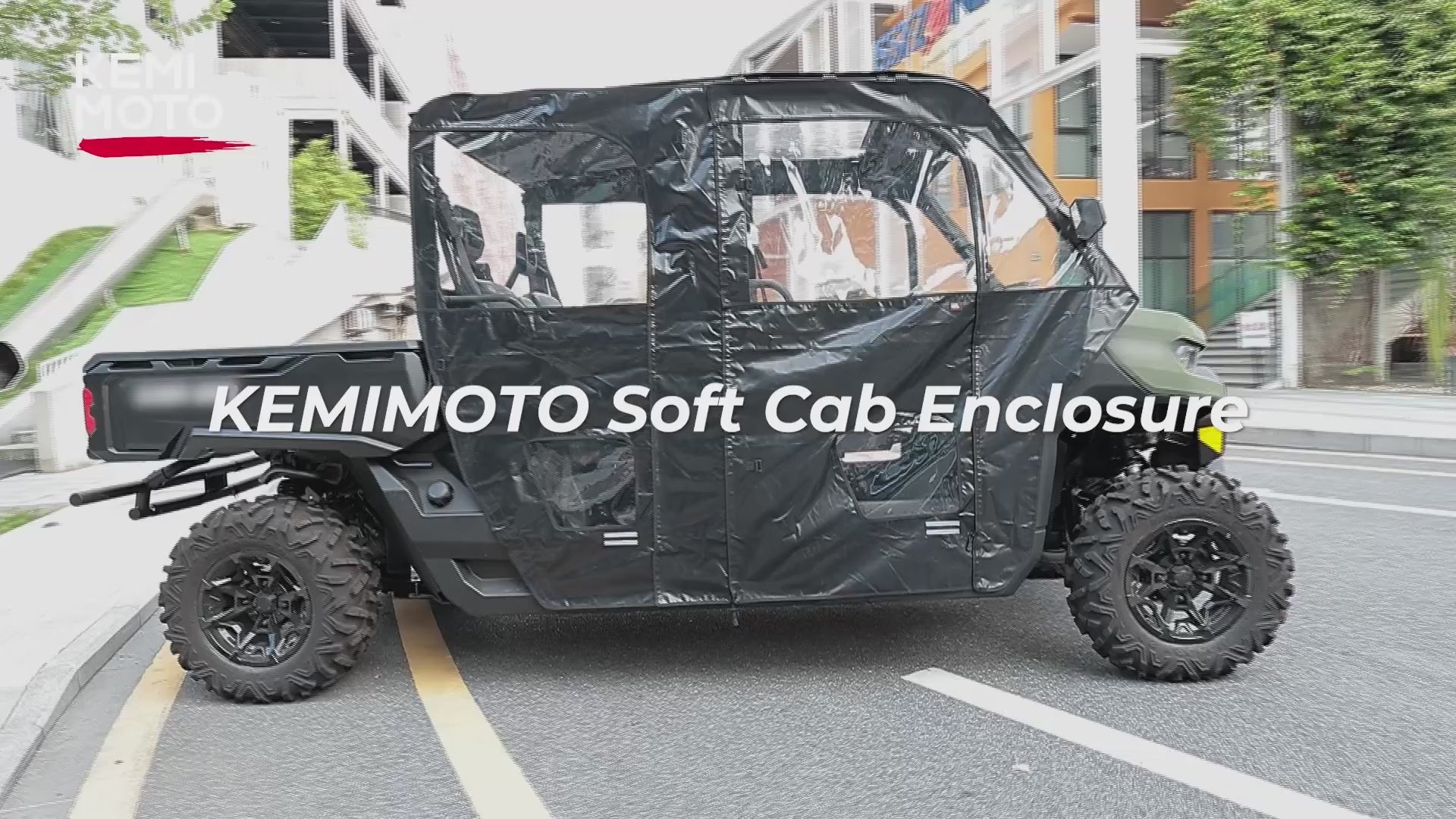 Kemimoto Soft Cab Enclosure for Can‑Am Defender Max