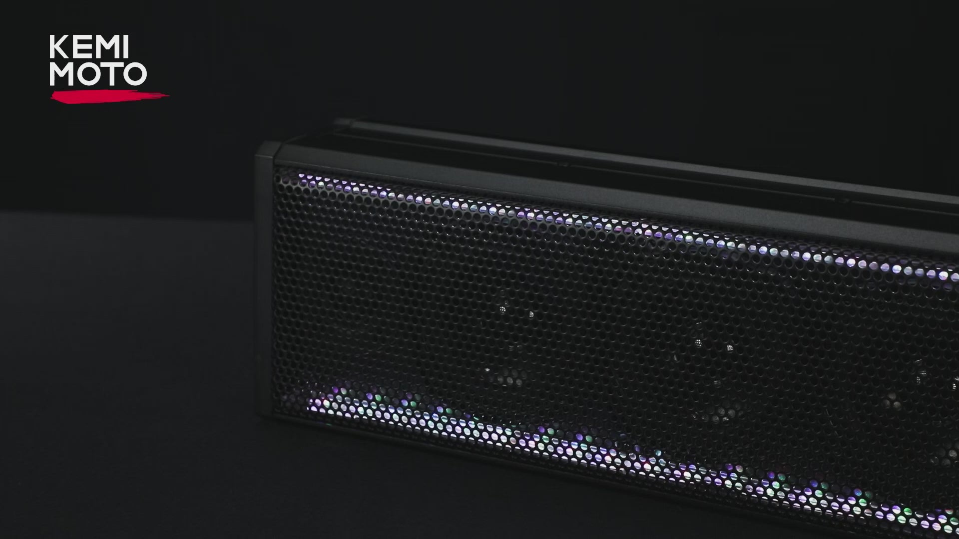 Kemimoto 10‑Speaker Aluminum RGB Sound Bar for UTV