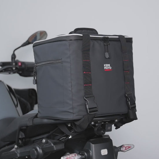 Kemimoto 20L Insulated Tail Bag Black