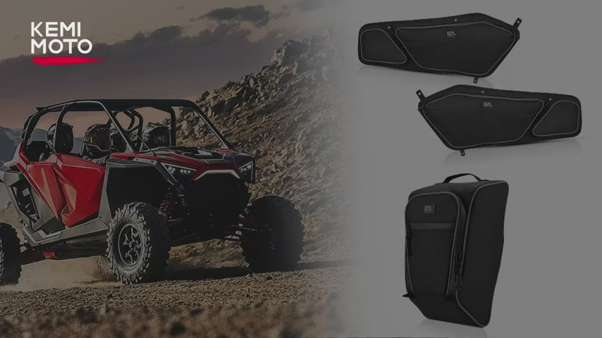 Kemimoto 1680D Door Bag Set for Polaris RZR XP 2020-2024