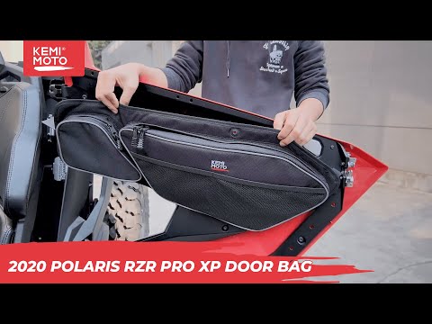 Kemimoto Front Door Bag Removable Knee Pad for RZR XP