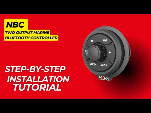 NOAM Audio NBC Two Output Marine Bluetooth Controller