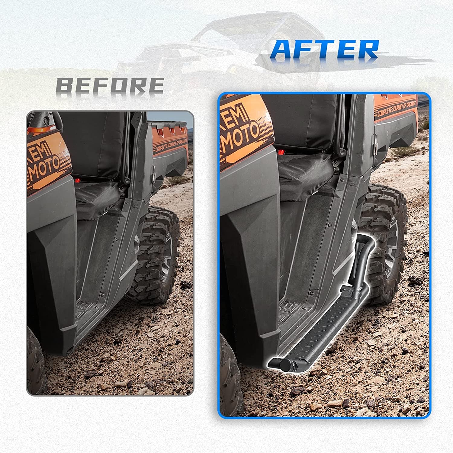 Kemimoto Steel Nerf Bars for Ranger XP 1000 2018-2026