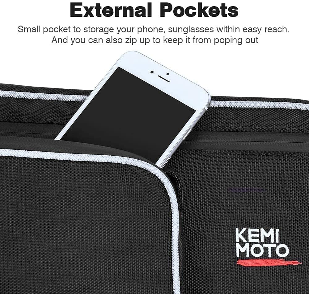 Kemimoto Rear Door Storage Bag for Can‑Am Maverick X3 MAX