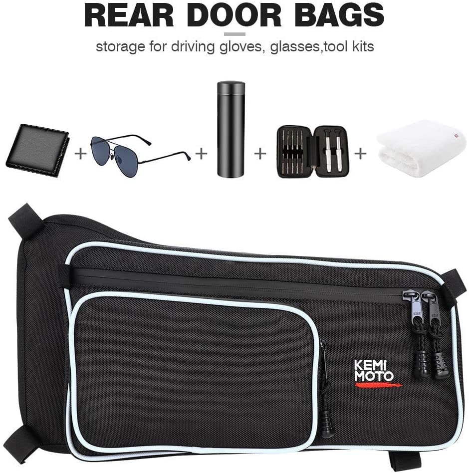 Kemimoto Rear Door Storage Bag for Can‑Am Maverick X3 MAX