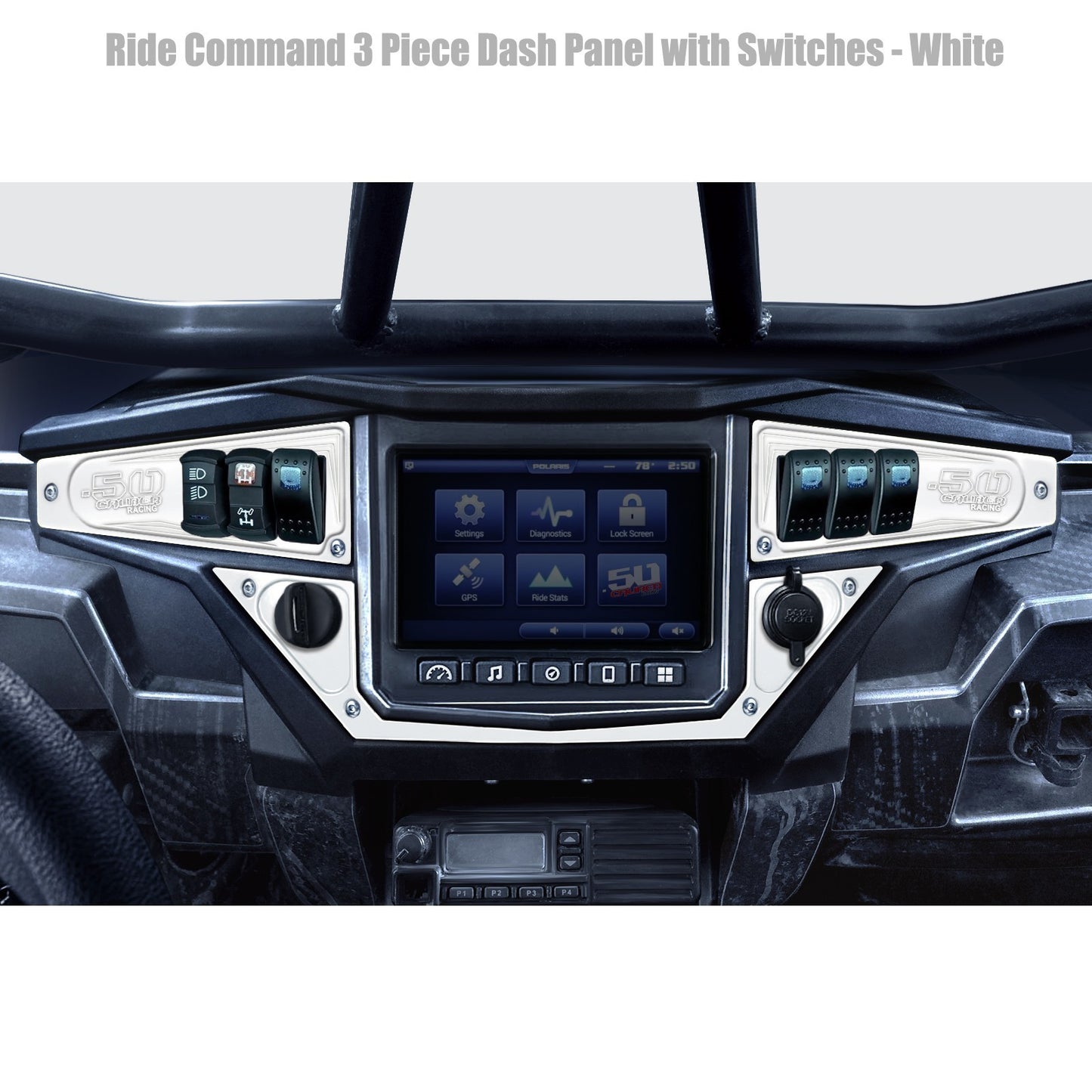 Ride Command XP1000 6 Switch Dash Panel