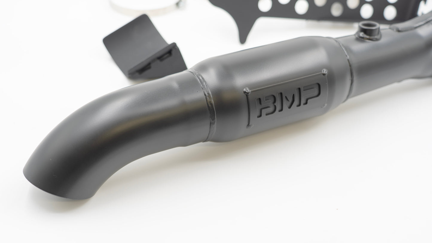 Bikeman Performance RS1 XP1000 Race Exhaust Black Ceramic Coated
