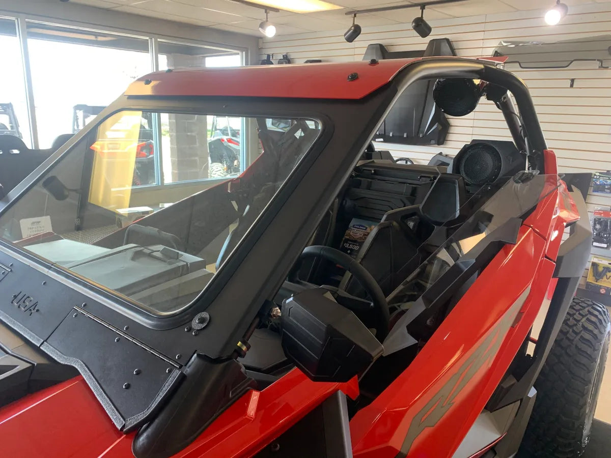 Polaris Pro Windshield 2020-2024 – Dual Flap Ventilated Glass