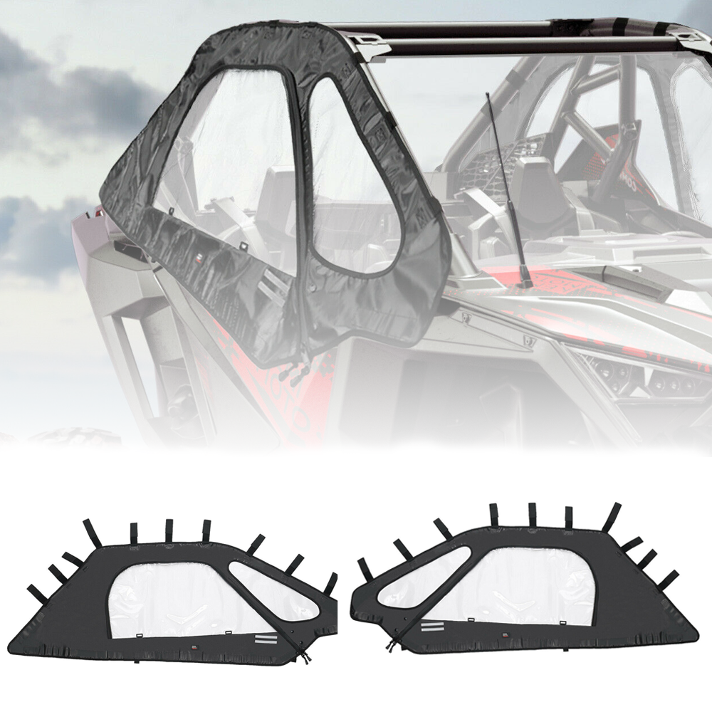 Kemimoto Soft Cab Enclosure for Polaris RZR PRO XP Black