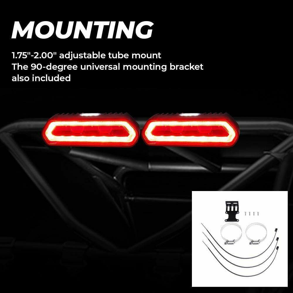 KEMIMOTO Universal Roll Bar Tail Light IP65 Waterproof