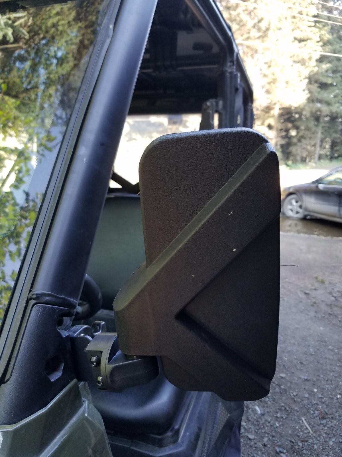 Kemimoto Large UTV Side Mirrors Pro-fit Cage 10"