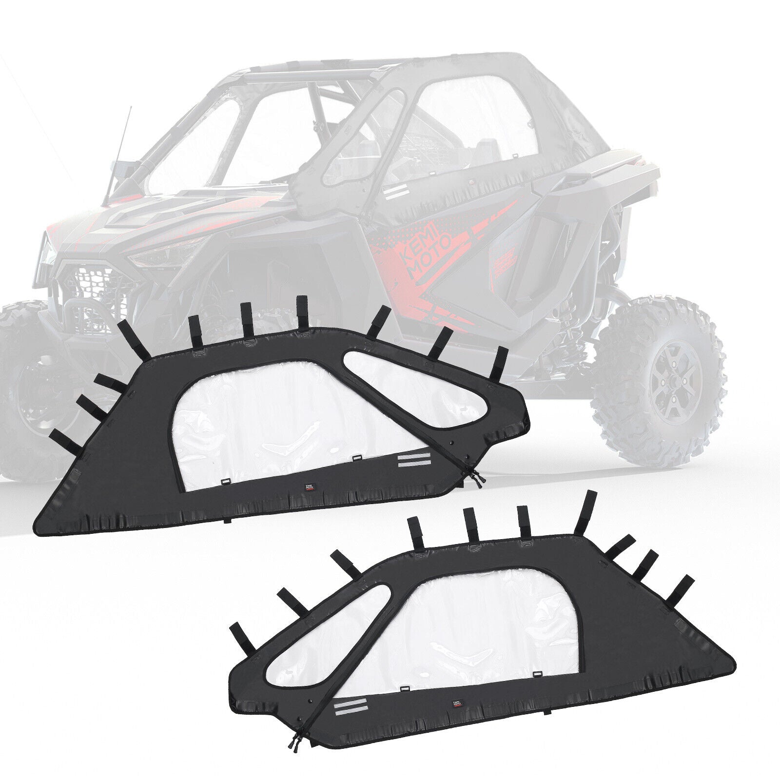 Kemimoto Soft Cab Enclosure for Polaris RZR PRO XP Black