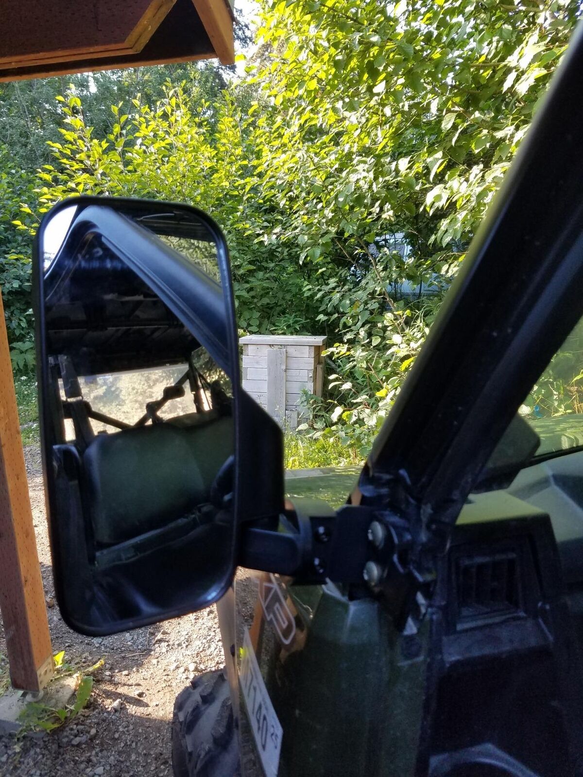 Kemimoto Large UTV Side Mirrors Pro-fit Cage 10"