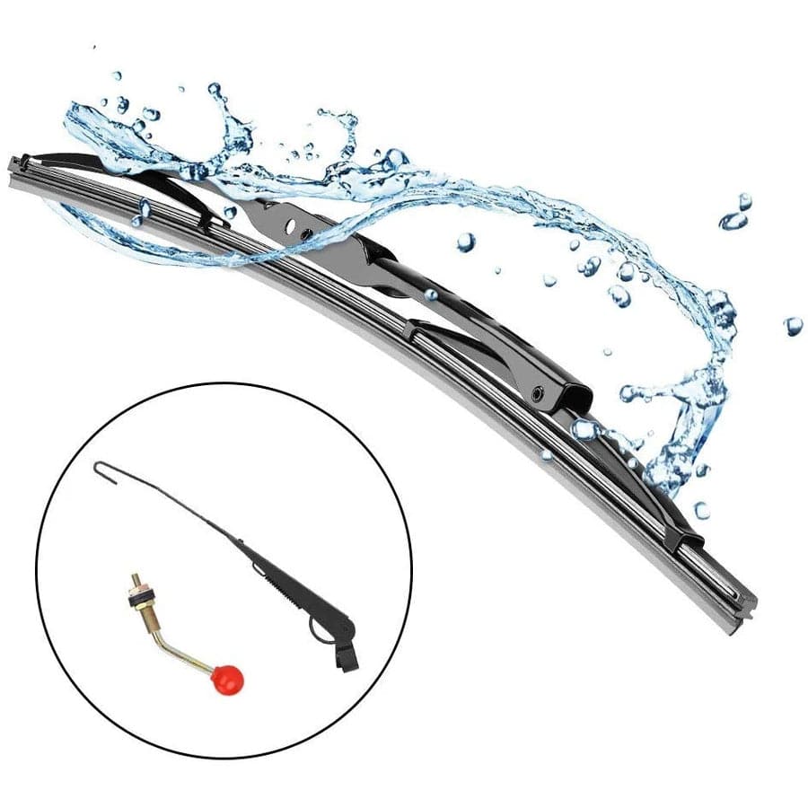 Kemimoto Manual Hand Operated UTV Windshield Wiper