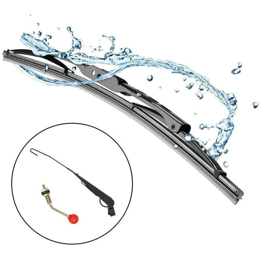 Kemimoto Manual Hand Operated UTV Windshield Wiper