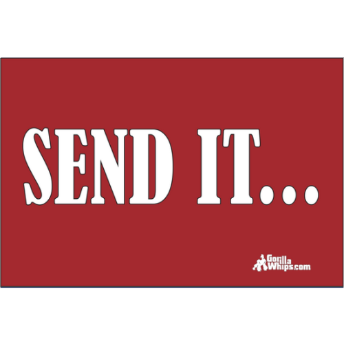 Send It - Red Flag 12" x 18" Grommet Flag