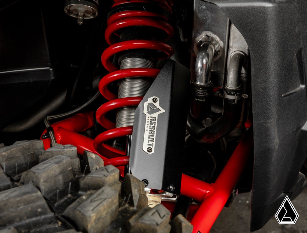 Assault Industries Extended Front Shock Guards Black 6061 T6