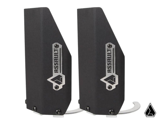 Assault Industries Extended Front Shock Guards Black 6061 T6