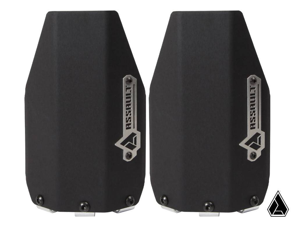 Assault Industries Extended Front Shock Guards Black 6061 T6