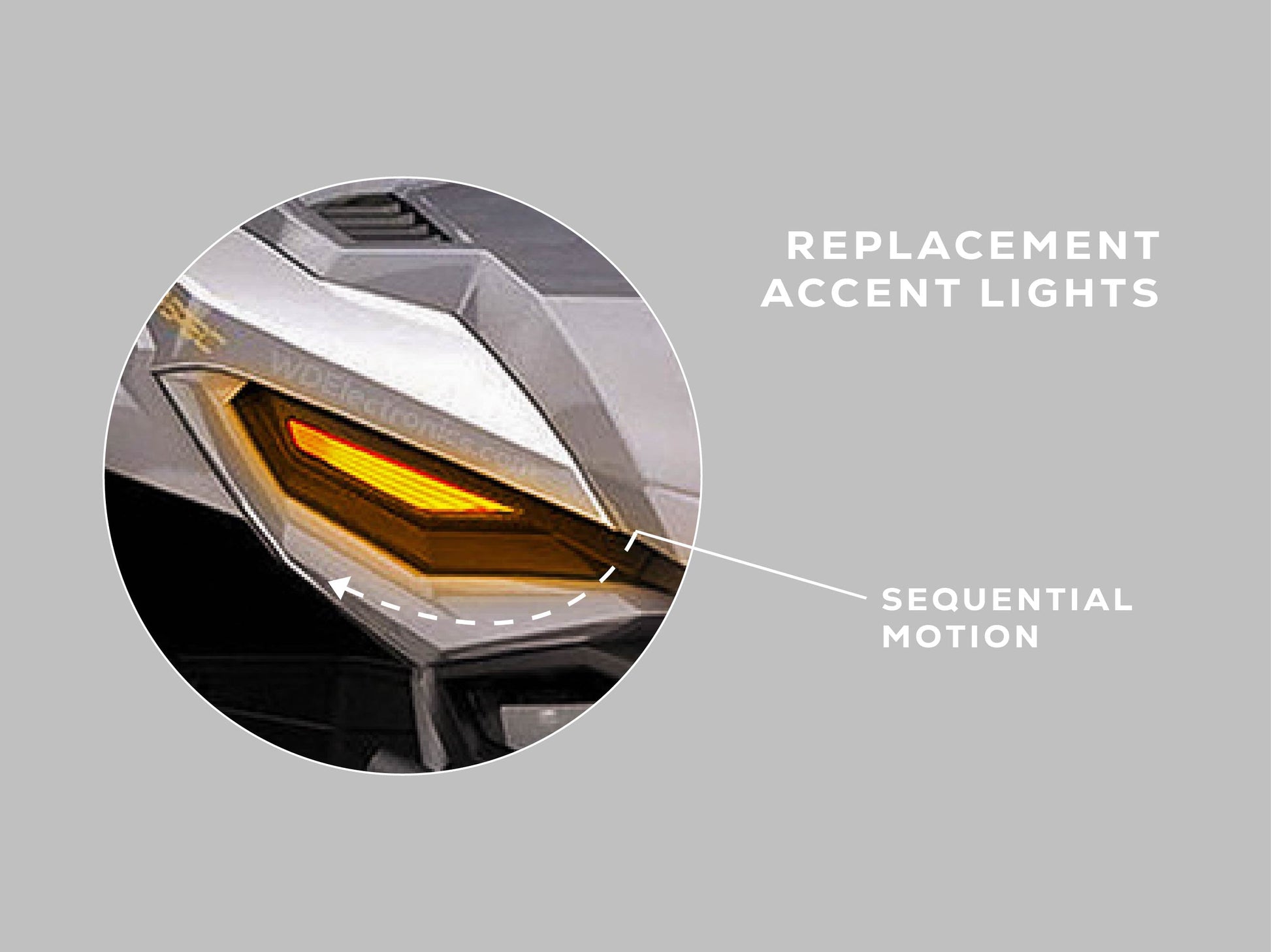Signal Pro Replacement Accent Lights for 2021+ Yamaha Wolverine RMAX