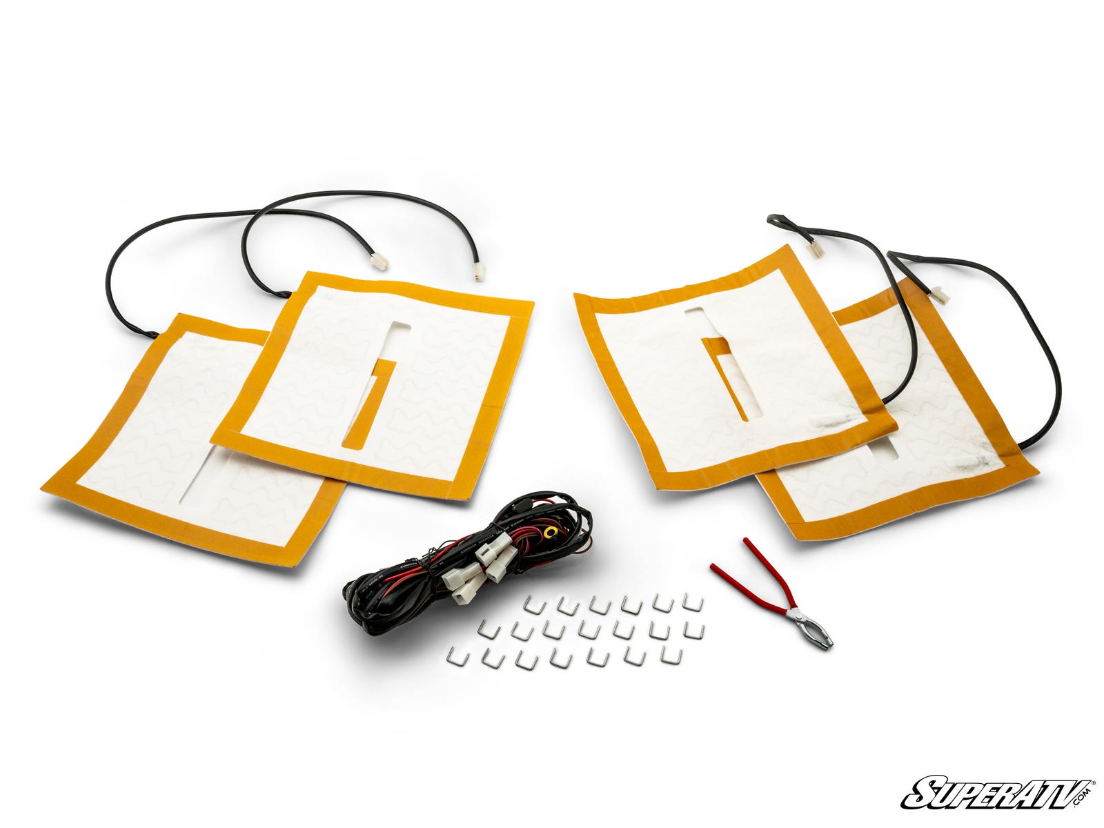 SuperATV Universal UTV Heated Seat Kit With Dual Pads