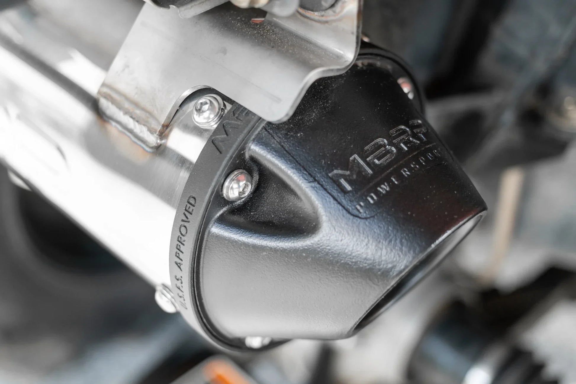 MBRP Performance Series Slip-On Exhaust T304 Stainless Steel Straight Core