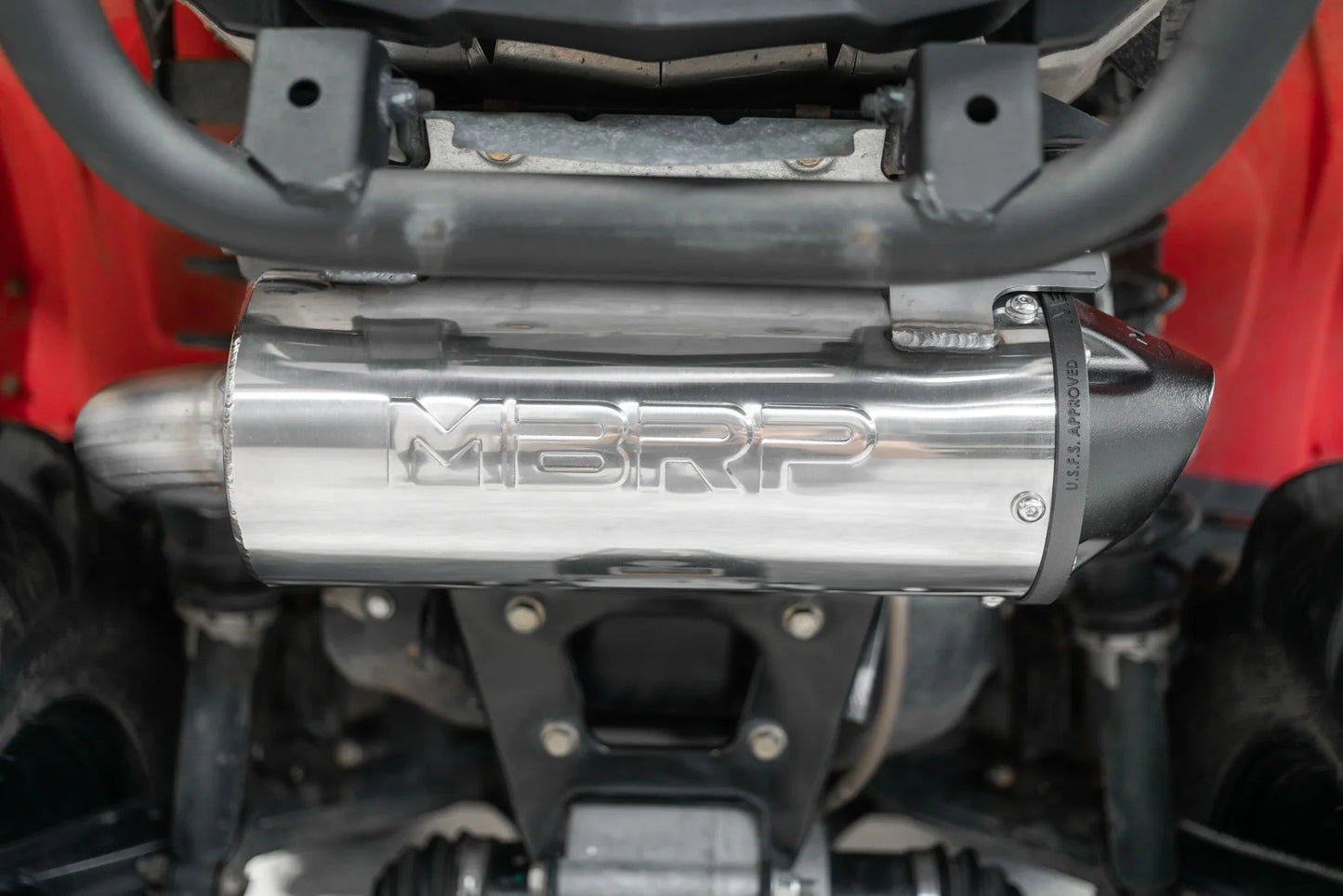 MBRP Performance Series Slip-On Exhaust T304 Stainless Steel Straight Core