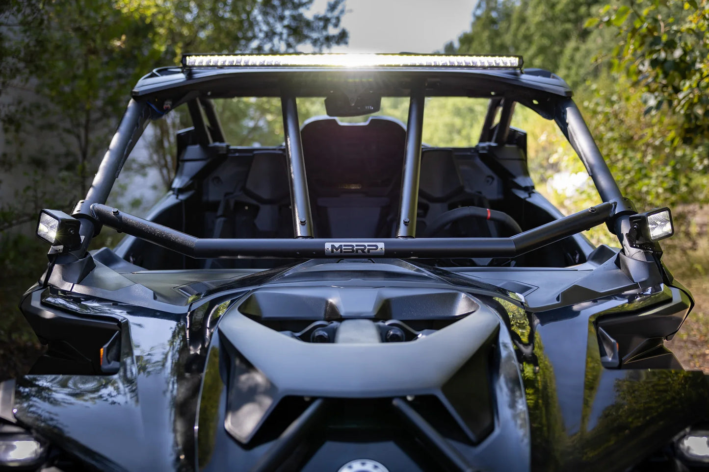 MBRP AC-9219-07 Front Intrusion Bar Black-Coated Steel