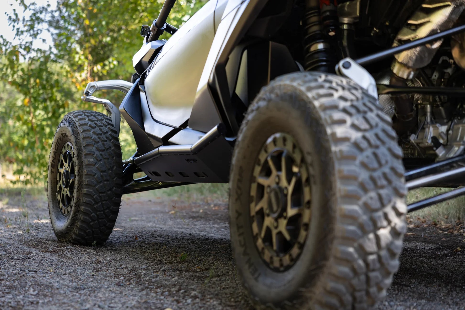 MBRP Black-Coated Steel Rock Slider Kit 2024-2026 Can-Am Maverick R