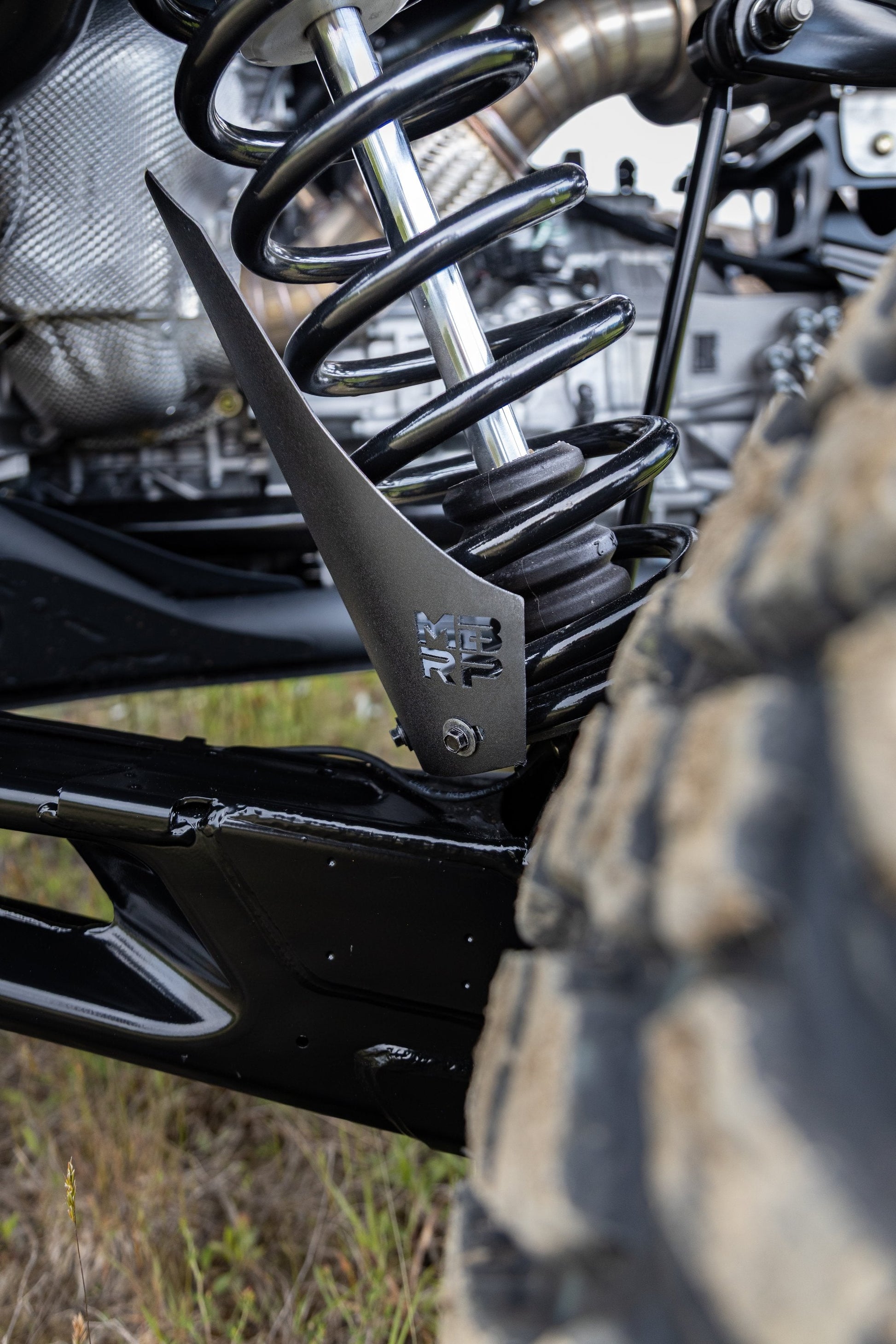 MBRP Black-Coated Aluminized Steel Shock Guards